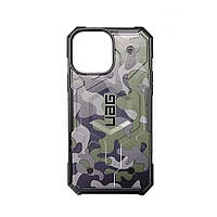 Противоударный чехол для Apple iPhone 14 Pro Army Green с усиленными углами и поддержкой MagSafe, ТПУ