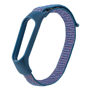 Ремешок для Xiaomi Mi Band 3/4/5/6/7 Nylon Light Blue