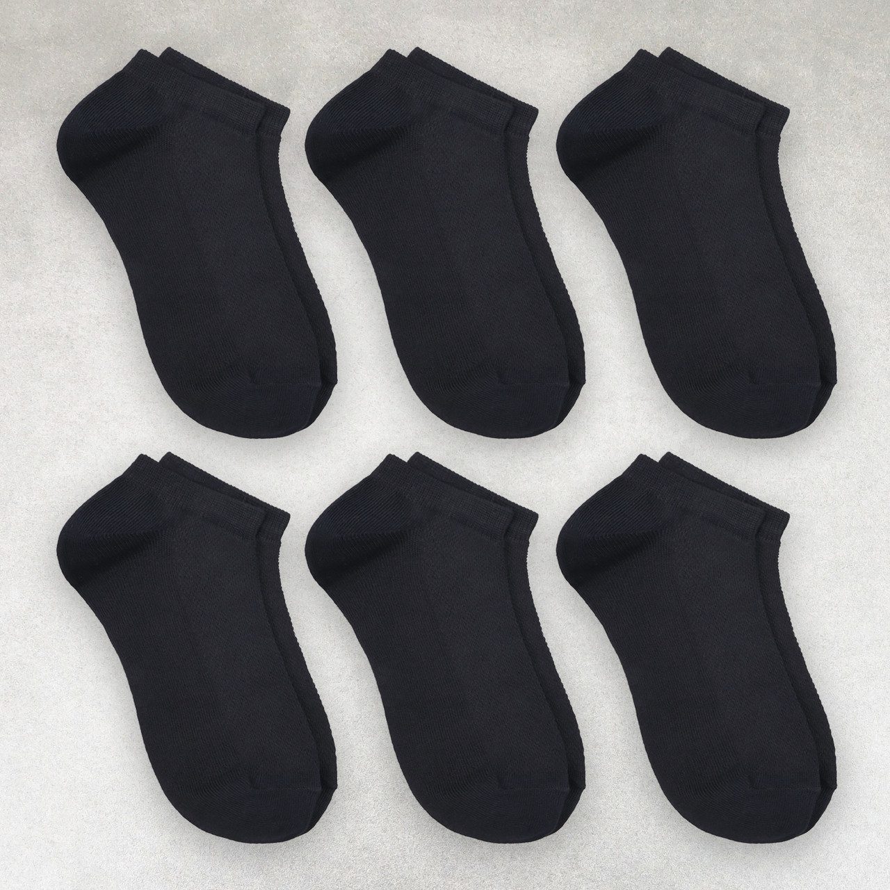 Шкарпетки жіночі літні 6 пар «Black» бавовна преміум сегмент розмір 35-38, фото 1