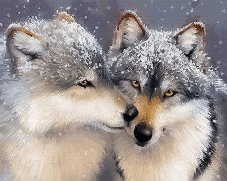 Картина за номерами Ніжне почуття Brushme 40х50см. BS27710