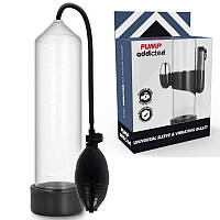 Вакуумна помпа для чоловіків Pump Addicted Rx3 Transparent Vibrator KityS
