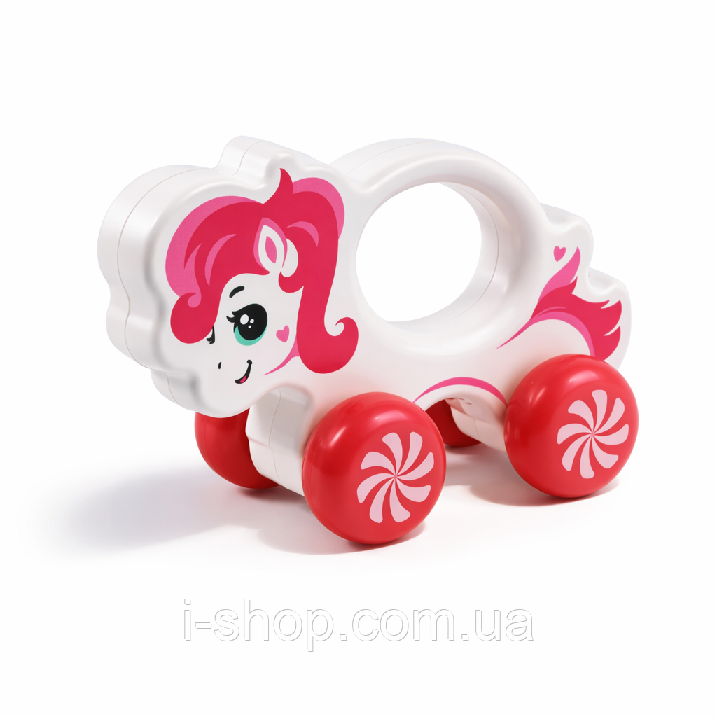 Каталка поні іграшка поні для малюків дитяча каталка Технок 18.5х13х6.7 см Україна для дітей, фото 1