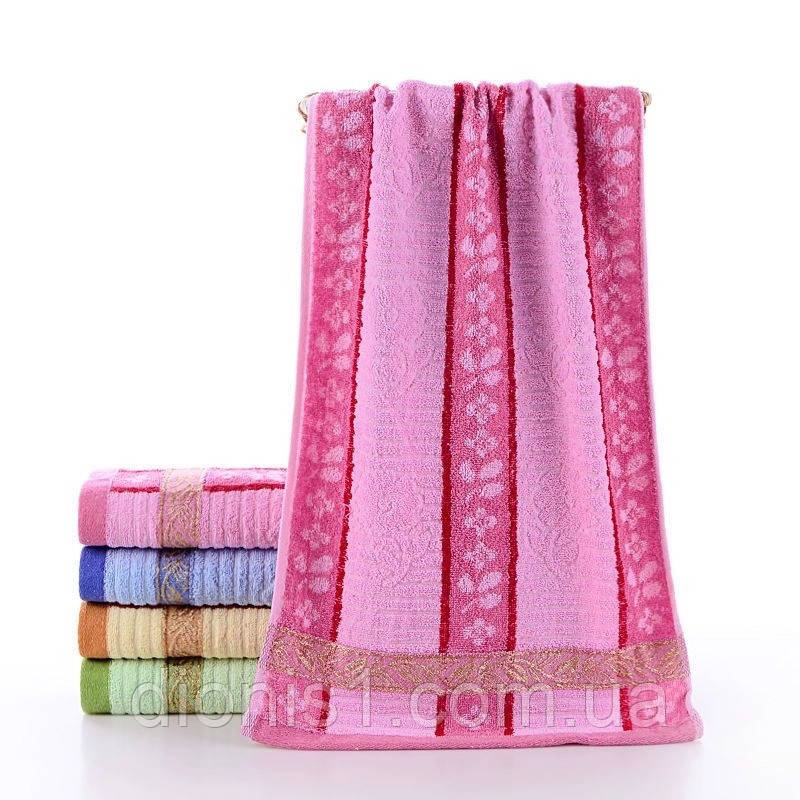 Кухонний махровий рушник СМУЖКИ розмір 35х70 12 ШТ в пакованні, фото 1