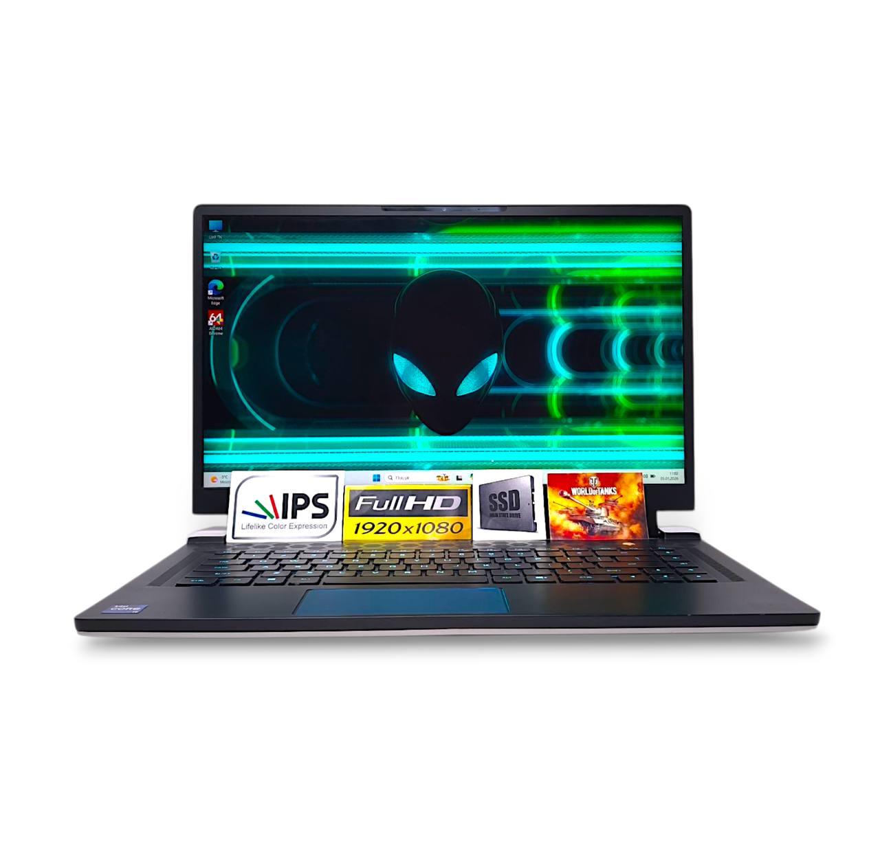 Ноутбук Dell Alienware 15.6 FHD IPS 360Hz Core i9-11900H 32GB DDR4 SSD 512GB RTX 3080 8GB, фото 1