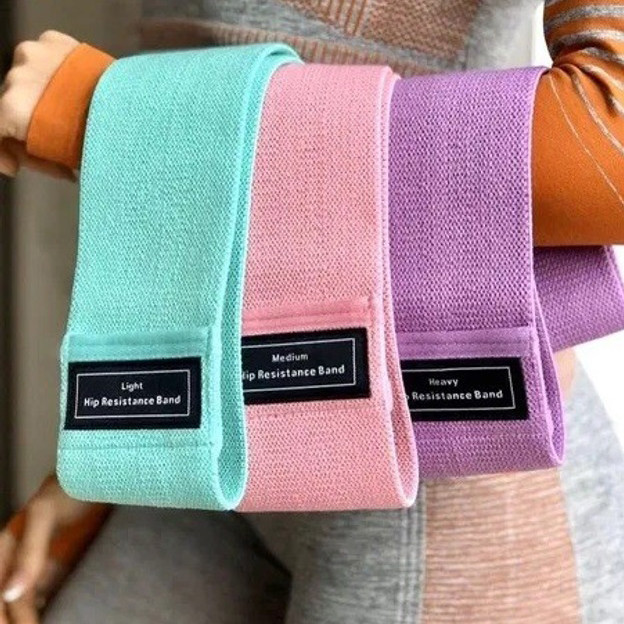 Фітнес гумки для фітнесу Гума для турніка, Еспандер тканинна петля фітнесу Фітнес вправи BW-11, фото 1