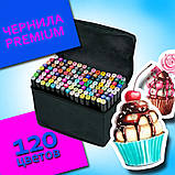 Проф маркери для скетчингу 120, Двосторонні маркери для творчості, Комплект двосторонніх маркерів MU-92, фото 4