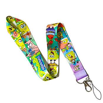 "Губка Боб" брелок стрічка тканинна
