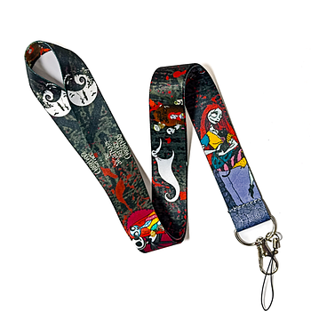 "Жах перед різдвом" брелок стрічка тканинна