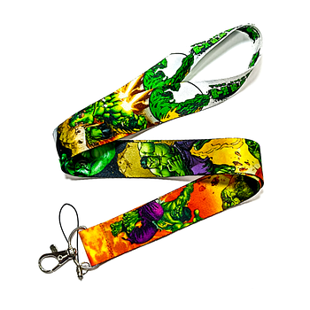 "Халк / Halk" брелок стрічка тканинна