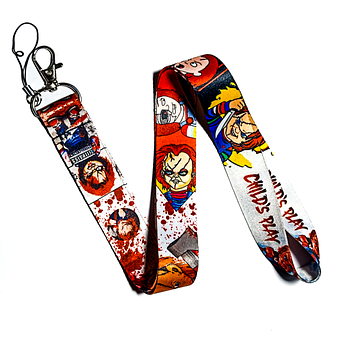 "Чакі (Дитяча гра / Child's Play)" брелок стрічка тканинна