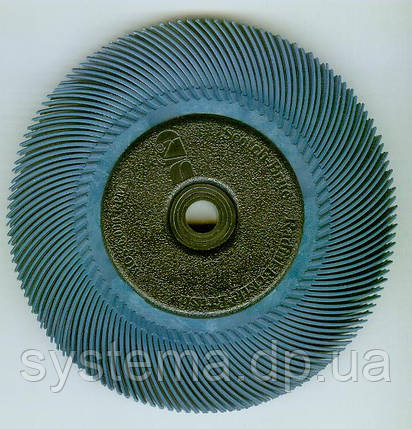 3M™ 33214 Scotch-Brite™ Bristle BB-ZB - Радіальна щітка, ø150Х12 мм, Р400, тип C, синій, фото 2