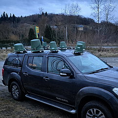 РЕБ на авто Сейф-N, (10 діапазонів / 200-1100МГц +2.4ГГц +5.8ГГц) Глушилка FPV