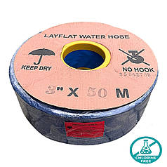 Шланг LayFLat гнучкий (без вмісту хлору Cl) Presto-PS діаметр 3 дюйми, довжина 50 м (PRM-75)