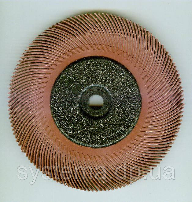 3M™ 33213 Scotch-Brite™ Bristle BB-ZB - Радіальна щітка, ø150Х12 мм, Р220, тип C, червоний