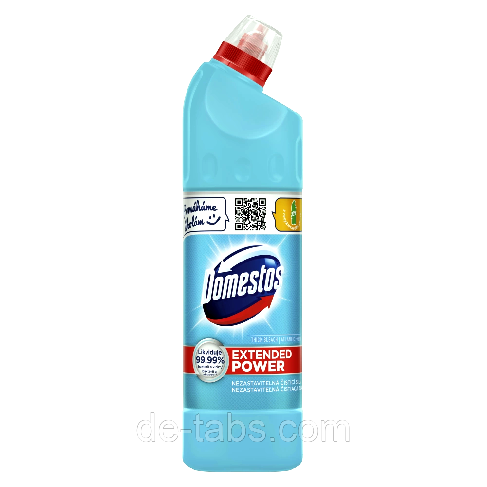 Domestos Extended Power Atlantic Fresh 750 мл засіб для чищення унітазів