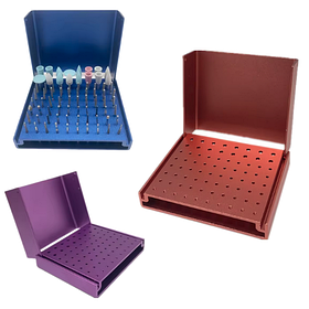 Підставка для борів алюмінієва, (60FG + 16RA), автоклавуєма