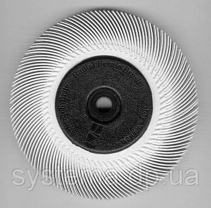 3M 33212 Scotch-Brite Bristle BB-ZB - Радіальна щітка, ø150Х12 мм, Р120, тип C, білий, фото 2