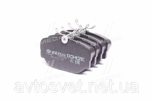 Колодка гальмівний. диск. BMW передн. (пр-во Intelli) D342E, фото 1