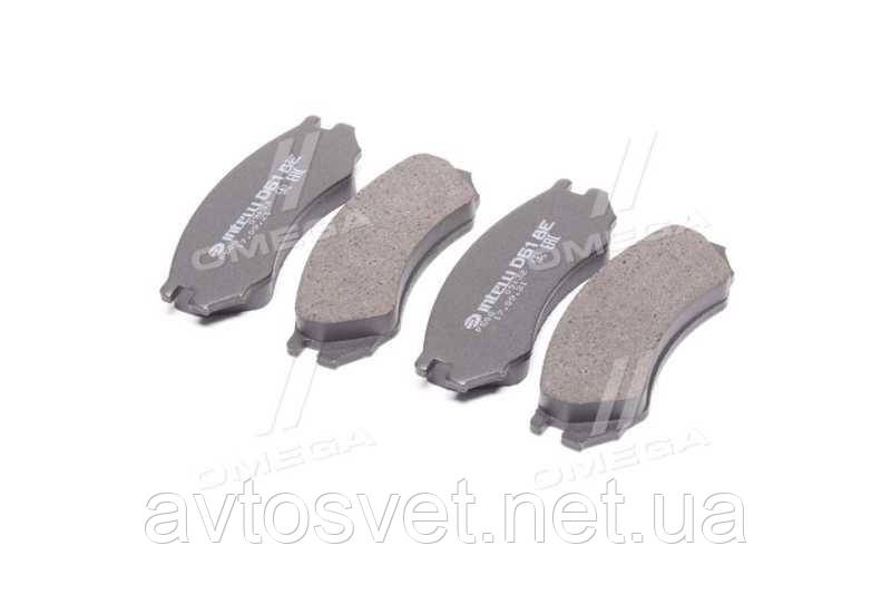 Колодка гальмівний. диск. NISSAN Primera передн. (пр-во Intelli) D618E