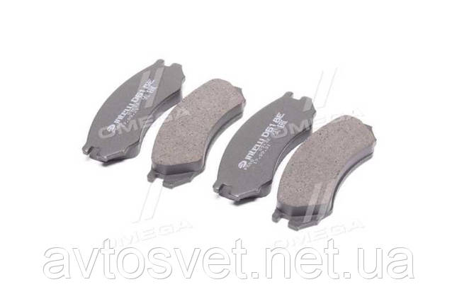 Колодка гальмівний. диск. NISSAN Primera передн. (пр-во Intelli) D618E, фото 1