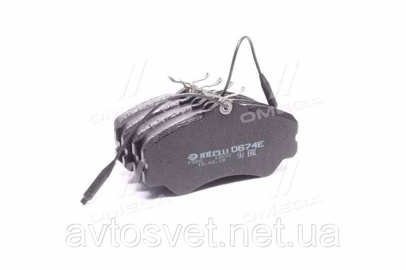 Колодка гальмівний. диск. FIAT Ducato передн. (пр-во Intelli) D674E