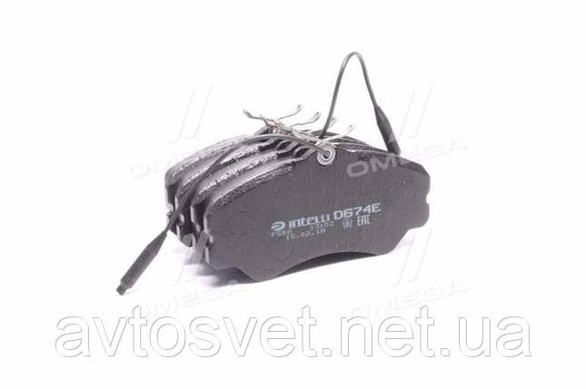 Колодка гальмівний. диск. FIAT Ducato передн. (пр-во Intelli) D674E, фото 1