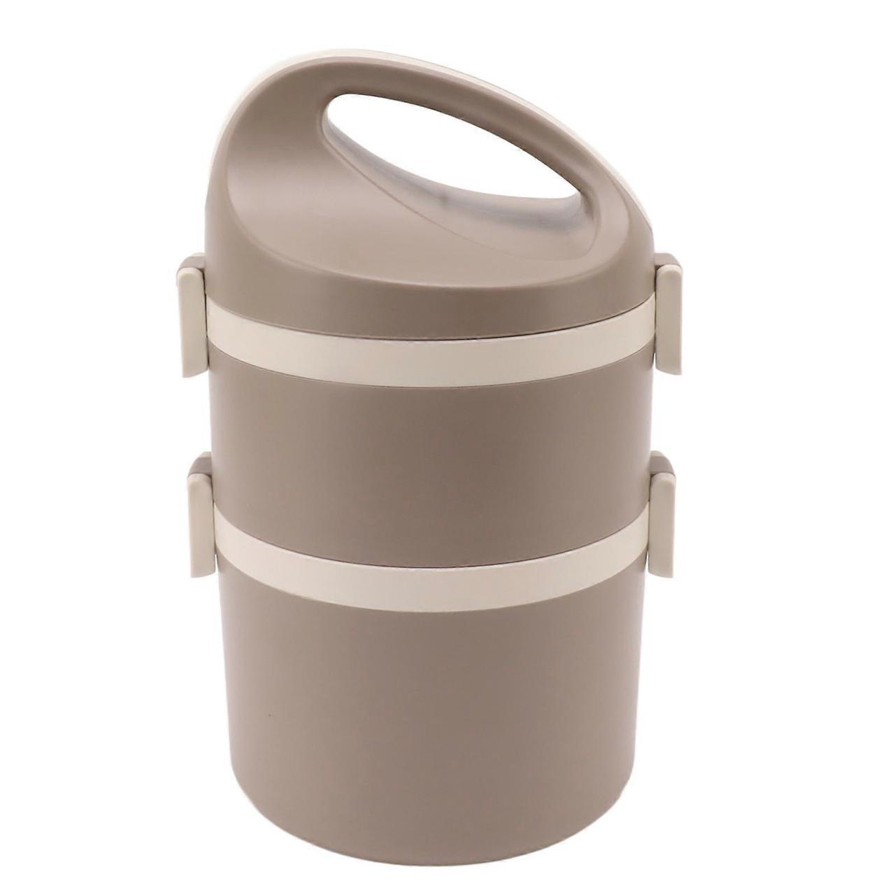 Ланчбокс двосекційний Empire Алон 3519, 1.8 л, коричневий, фото 1