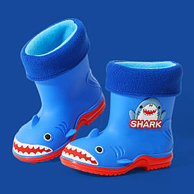 Яскраві дитячі чобітки з утеплювачем, Shark