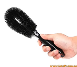 Щітка для миття колісних дисків з мікрофібри автомобільна професійна детейлінг очищення коліс арок шин губка авто, фото 2