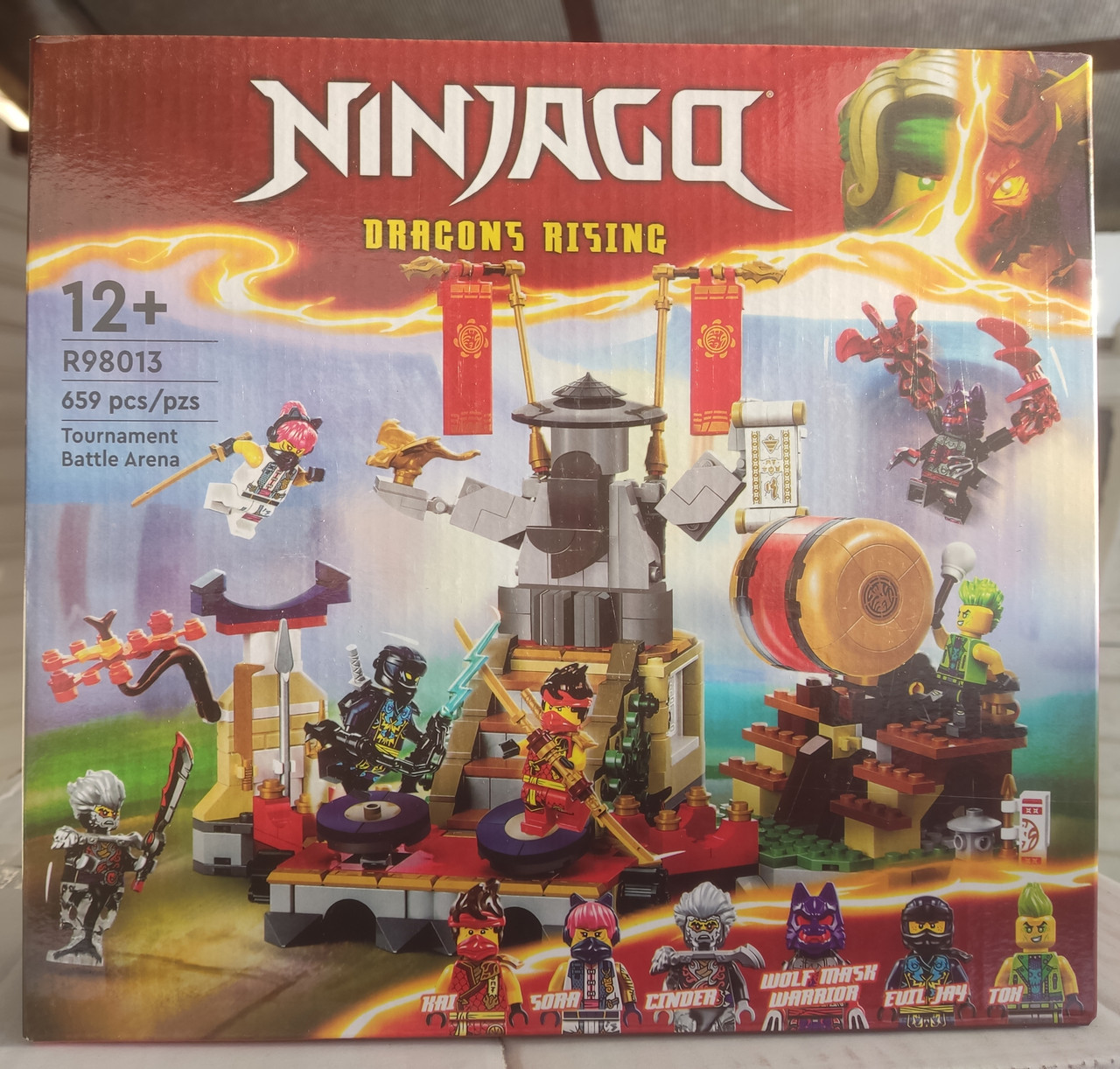 Конструктор r98013 Ninjago dragons rising Турнірна арена 659 деталі, фото 1