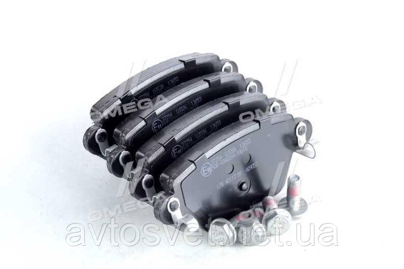 Колодка гальмівний. диск. FORD MONDEO, RENAULT KANGOO задн. (пр-во ABS) 37254