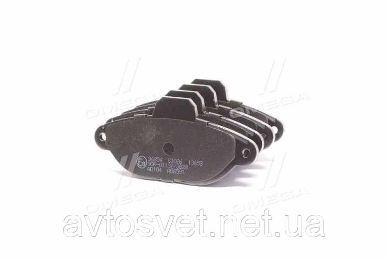 Колодка гальмівний. диск. FIAT PUNTO, SEICENTO передн. (пр-во ABS) 36854