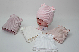 Дитяча шапка  з логотипомз вушками