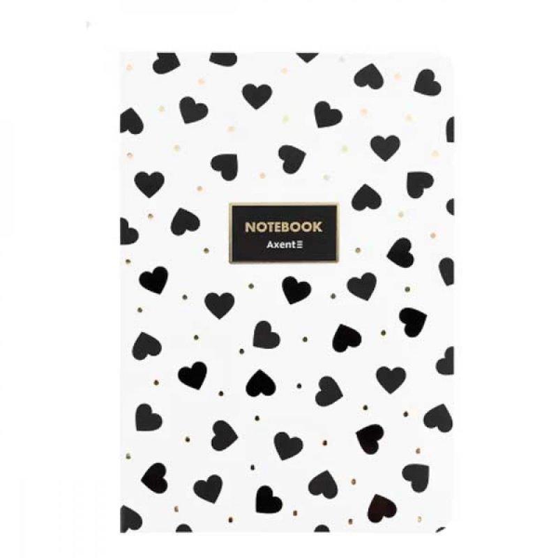 Блокнот А5 80л літка Black&White 8700-26-А G-Rich, фото 1