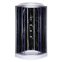 Гідробокс TKF100/1 Чорний онікс BG 100х100x215 мілкий піддон ( А0046386 )