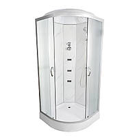 Гідробокс TKF100/1 Білий оникс WG 100х100x215 мілкий піддон ( А0046385 )