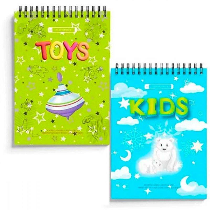 Блокнот А6 80л # My Love спіраль зверху MIX 637904 G-Rich, фото 1