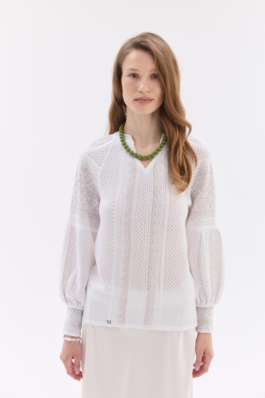 В'язана жіноча блуза "Оберіг"