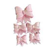 Набір цукрових прикрас "Бантики" (5 шт), рожеві ТМ"Iryska