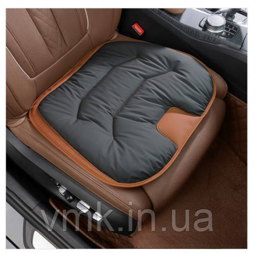 Ортопедична подушка в салон автомобіля, на переднє сидіння,помаранчева, фото 1