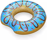 Надувне коло Bestway Donut Swim Tube 107 см ПВХ для плавання та відпочинку яскраве для дітей та дорослих