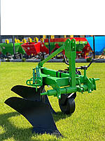 Плуг навісний 2 корпусний Bomet 2-20 см, посилена рама, низька стійка, Bomet 2-20см, польський плуг Бомет