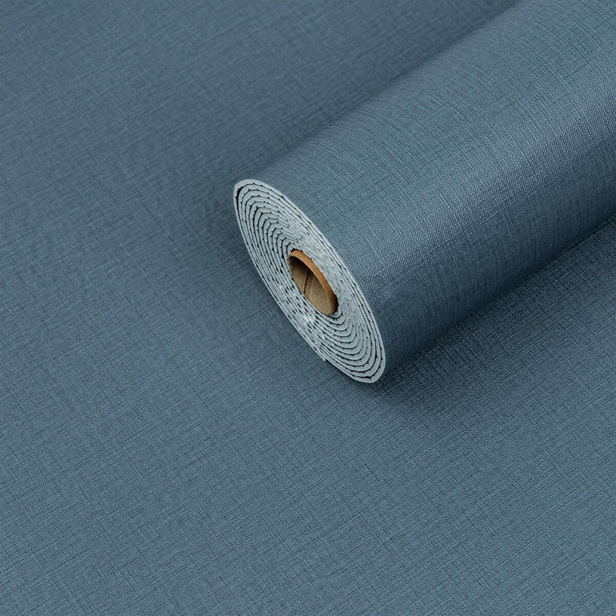 Самоклеюча вініловая плитка в рулоні 600х3000х2мм Сіро-синє полотно Мат SW-00002035