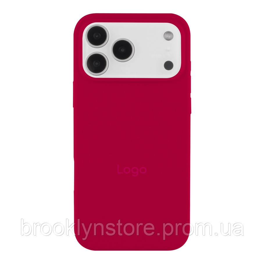 Чохол Silicone Case Full Size (AA) для iPhone 17 Pro Колір 37.Rose Red prom - фото 1 - id-p2821026786
