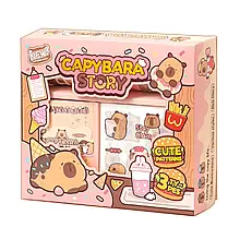 Набір для скрапбукінгу зі 3D стикерами із капібарами — ідеально підходить для декорування щоденників і творчих 3D блокнотів, фото 2