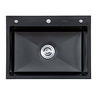 Мийка кухонна EXTOR  IB 6050 з нержавіючої сталі 60*50*22 ЧОРНА ( А0059857 )