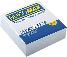 Блок паперу для записів (90х90х30мм, склеєний) Buromax Jobmax BM.2208