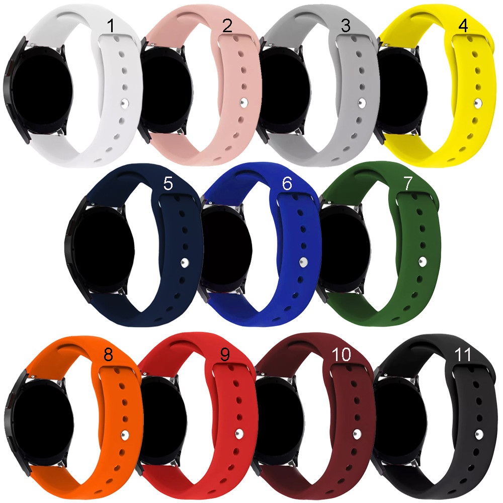 Ремінець силікон (кнопка) для Amazfit GTR 47 mm, Pace, Stratos, фото 1