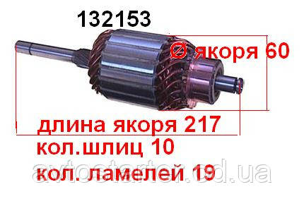 Якорь (ротор) для стартера Bosch AUDI CITROEN FIAT FORD LAND OVER MERCURY PEUGEOT RENAULT ROVER TALBOT TRIUMP