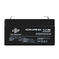 Акумулятор AGM LPM 6V - 1.3 Ah